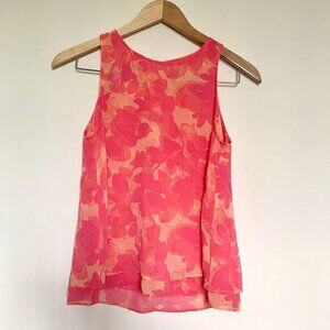 Nordstrom Chelsea 28 Pink Floral Tank Top